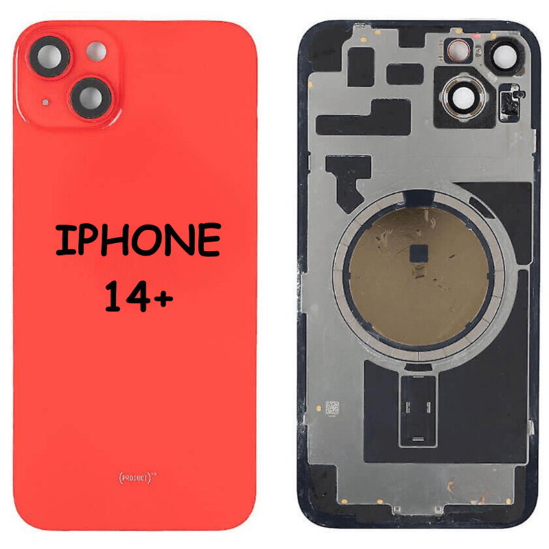 High quality Back Glass With Steel Plate & MagSafe Magnet Pre-Installed For iPhone 14 Plus (Red) - Best Cell Phone Parts Distributor in Canada, Parts Source High quality Back Glass With Steel Plate & MagSafe Magnet Pre-Installed For iPhone 14 Plus (Red) - Best Cell Phone Parts Distributor in Canada, Parts Source